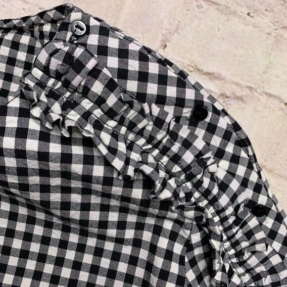 Zara Trafaluc Colelction Gingham Blouse - Picture 6 of 9
